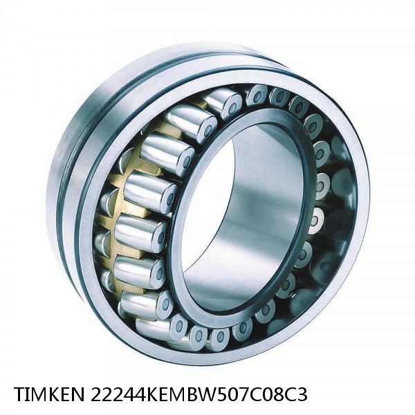 22244KEMBW507C08C3 TIMKEN Spherical Roller Bearings Steel Cage