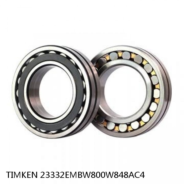 23332EMBW800W848AC4 TIMKEN Spherical Roller Bearings Steel Cage