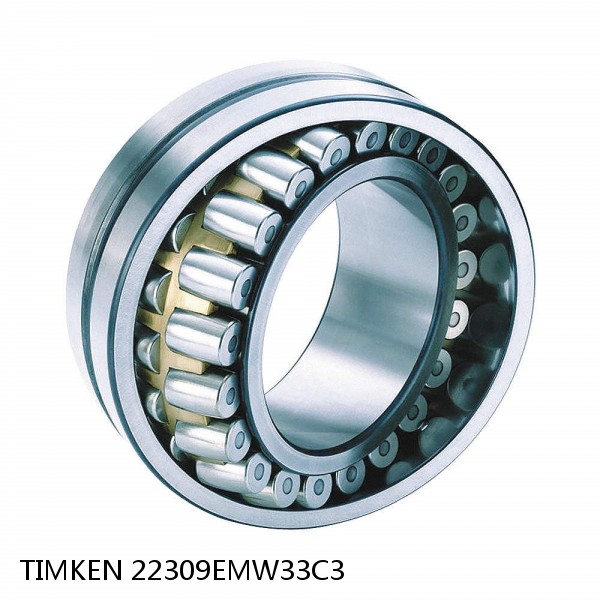 22309EMW33C3 TIMKEN Spherical Roller Bearings Steel Cage